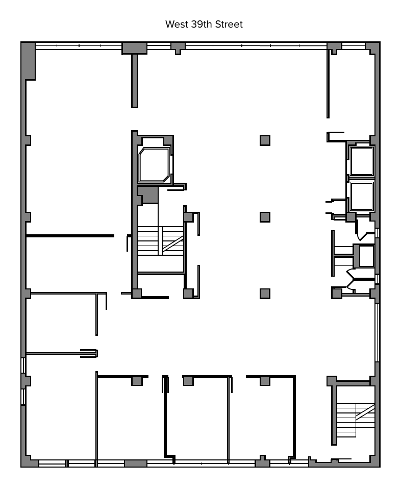 32 West 39th Street 4th Floor Plan